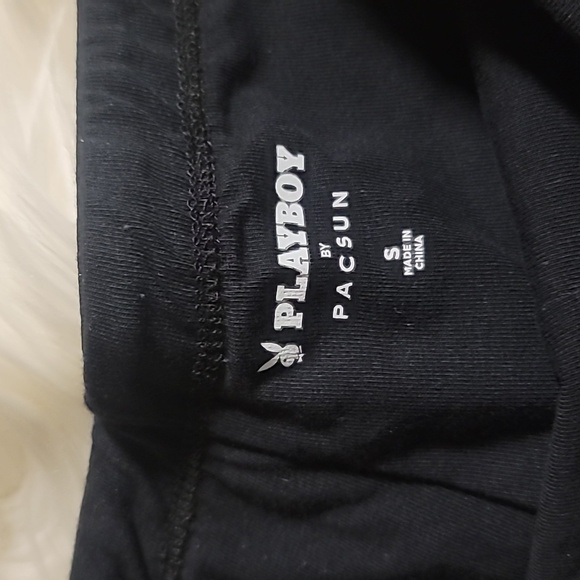 Playboy X Pacsun Cute Mini Black Logo Skirt - Picture 3 of 3
